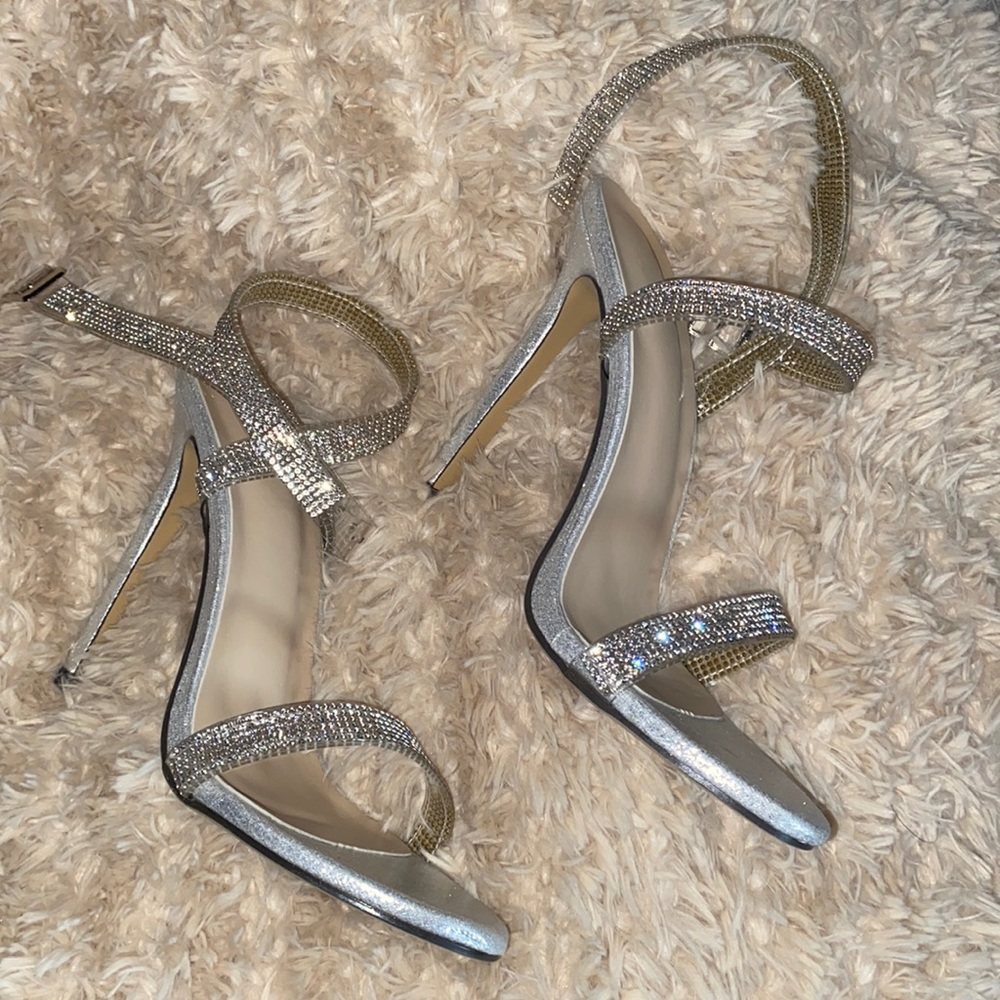 Silver High Heels!